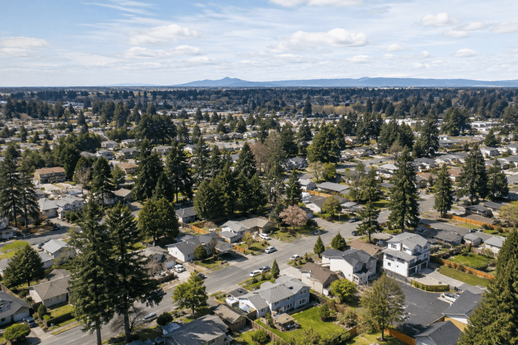 Aloha Gutter Services showing a local service neighborhood in Aloha, Oregon
